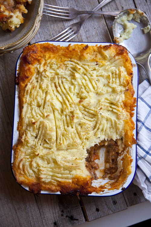 Roast Garlic Shepherd’s Pie | DonalSkehan.com, Classic & delicious weekday dinner. 