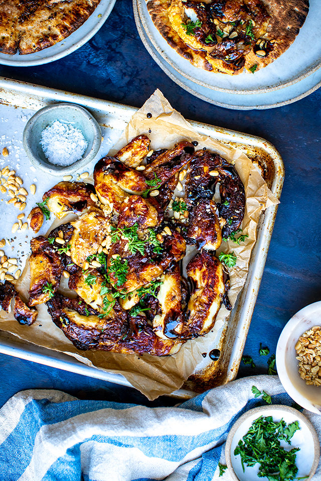 Honey & Balsamic Halloumi Platter | DonalSkehan.com