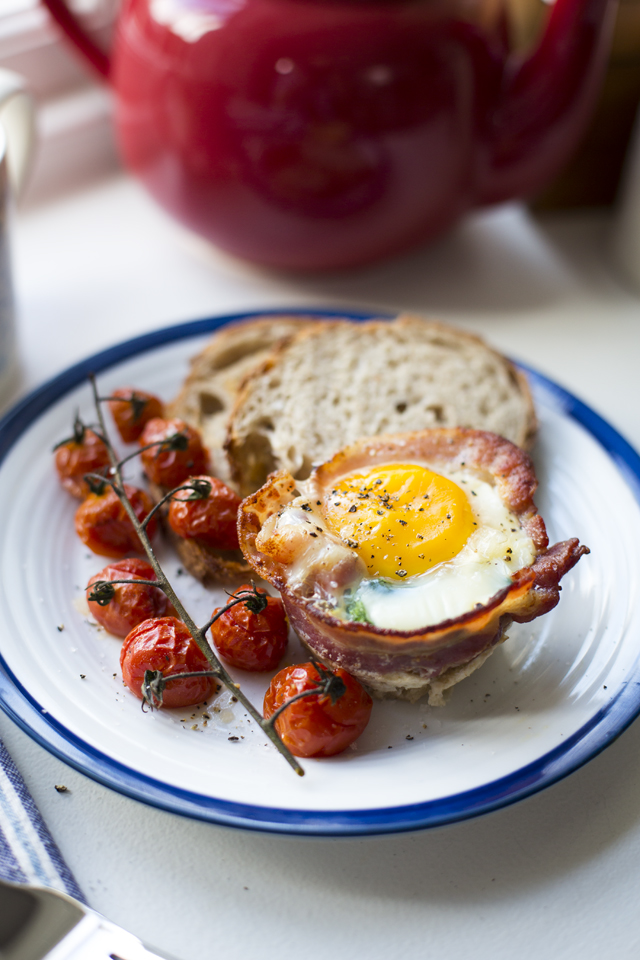 Breakfast Egg Cups | DonalSkehan.com, All your favourite breakfast ingredients rolled into one muffin-shaped morsel!