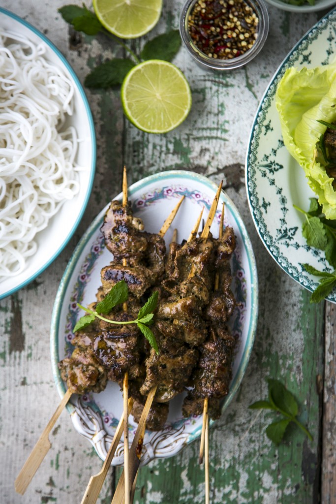 Bun Cha Pork | DonalSkehan.com,  A great snack or light lunch. 