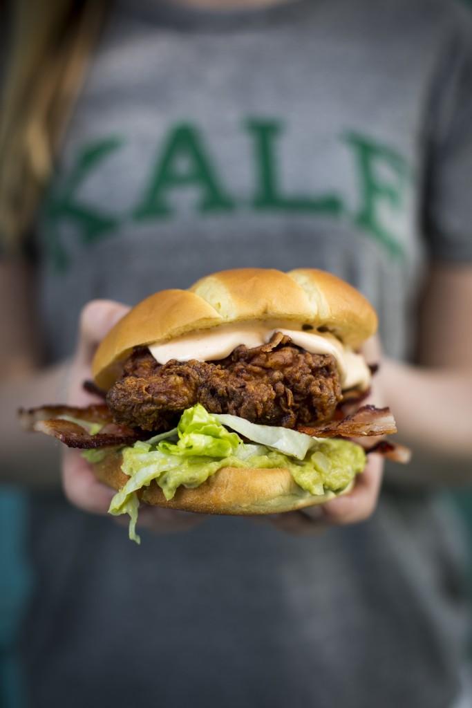 Butchies Buttermilk Chicken Bun (AKA The Clancy Wiggum!) | DonalSkehan.com, Fried chicken at its finest! 