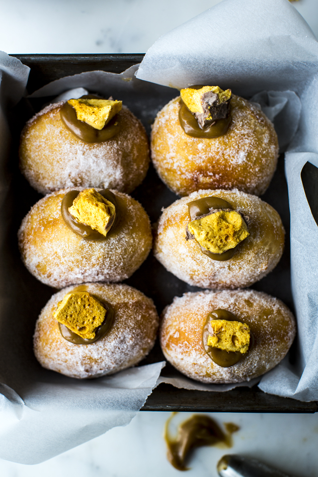 Salted Caramel Honeycomb Donuts | DonalSkehan.com