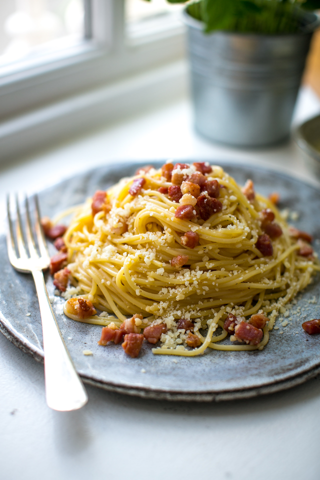 Spaghetti Carbonara | DonalSkehan.com, Quick, easy and luxurious, the classic carbonara deserves its place in the Italian hall of fame.