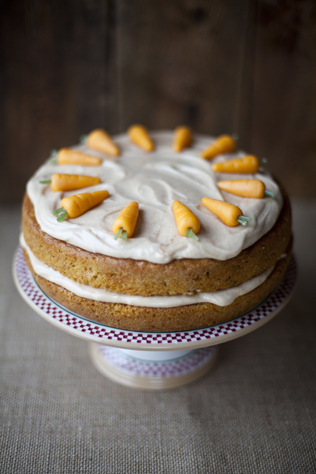 Carrot and Cardamom Cake With Cinnamon Cream Cheese Frosting | DonalSkehan.com, One of your five a day...Kind of! 