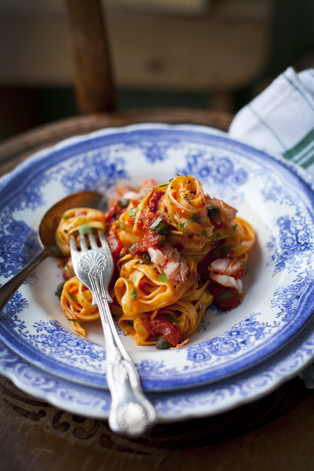 Chilli Tomato & Crab Pasta | DonalSkehan.com