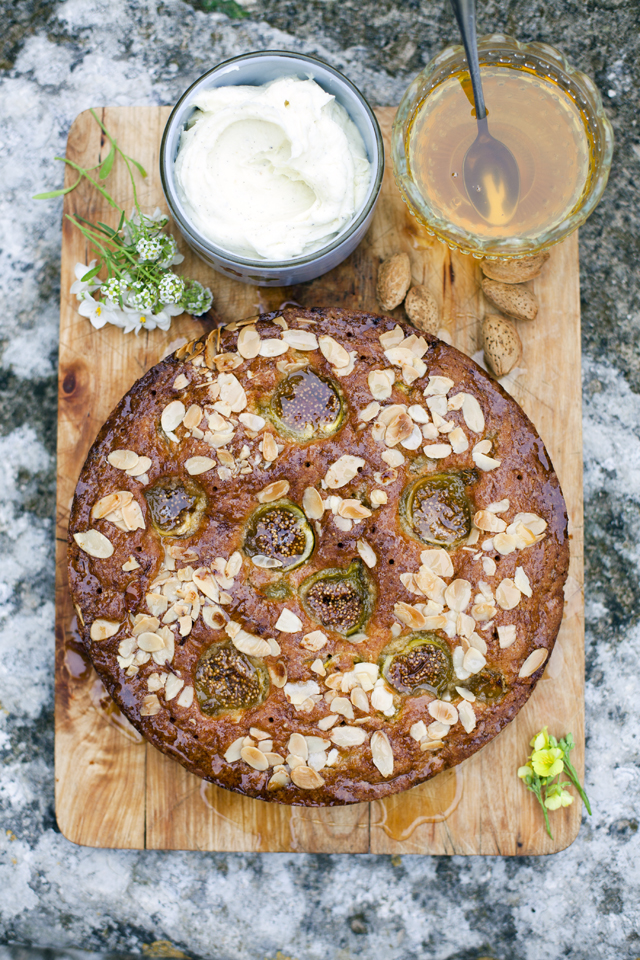 Fig, Almond & Honey Cake | DonalSkehan.com, Perfect treat to end Sunday lunch or just as good with a simple cup of tea! 