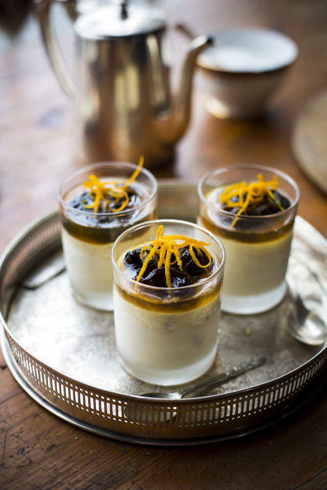 Barmbrack Parfait with Whiskey Prunes | DonalSkehan.com, Lovely Halloween dessert.