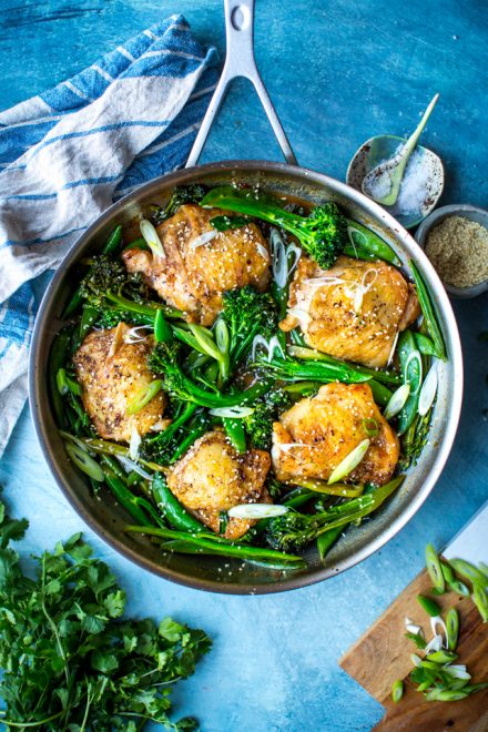 Honey Garlic Chicken | DonalSkehan.com, Flavourful weekday chicken meal.