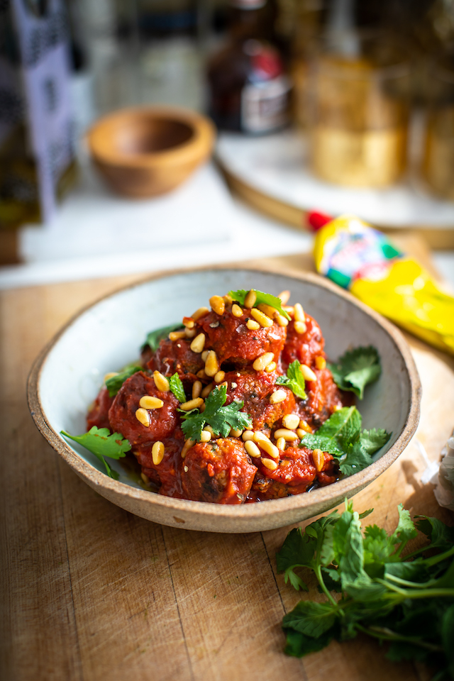 Moroccan Harissa Meatballs | DonalSkehan.com