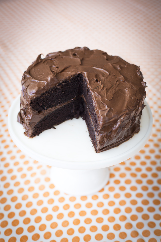 One Bowl Chocolate Cake | DonalSkehan.com, Best.Chocolate.Cake.EVER.