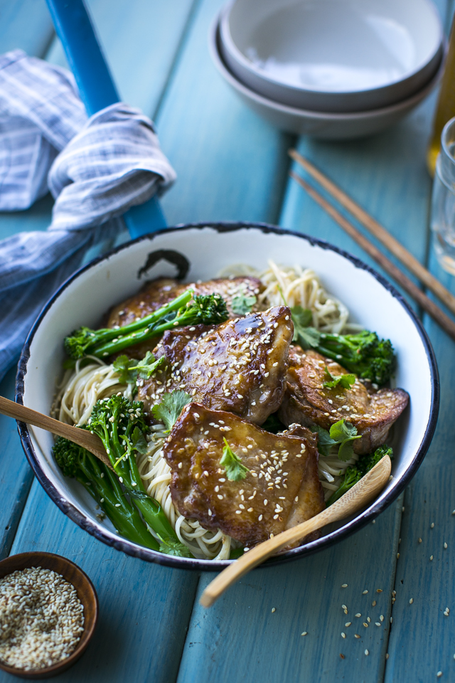 Soy & Ginger Baked Chicken Thighs | DonalSkehan.com, This will quickly become a firm family favourite! 