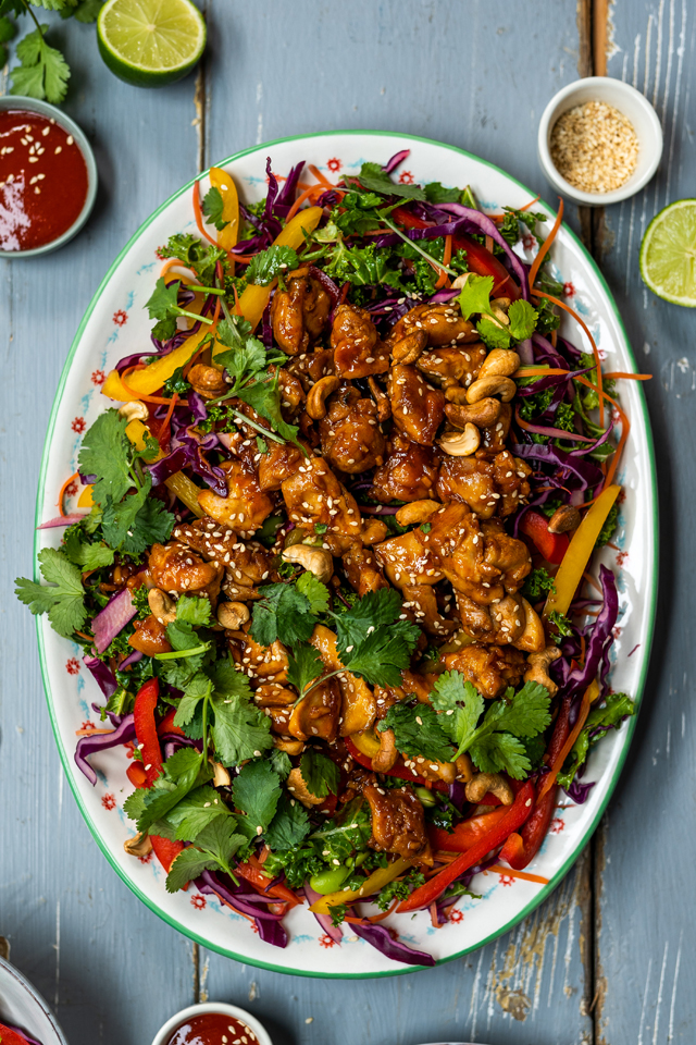 Spicy Sriracha Chicken Salad | DonalSkehan.com