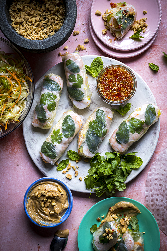 Vietnamese Summer Roll Platter | DonalSkehan.com