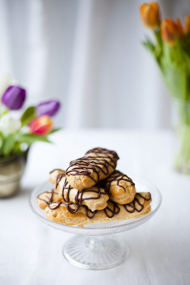 Vietnamese Coffee Éclairs | DonalSkehan.com, Traditional pastry eclairs with a twist! Labour intensive but well worth it! 