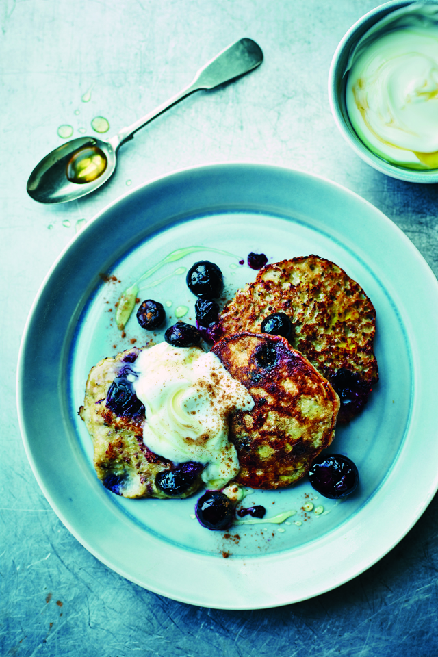 Tom’s Blueberry, Banana & Seed Pancakes | DonalSkehan.com, Olympian Tom Daley's take on the perfect Blueberry & Banana Pancakes.
