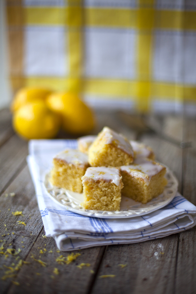 Lemon Drizzle Slices | DonalSkehan.com