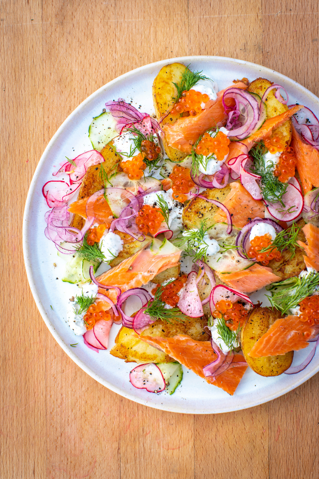 Smoked Trout and Potato Salad | DonalSkehan.com